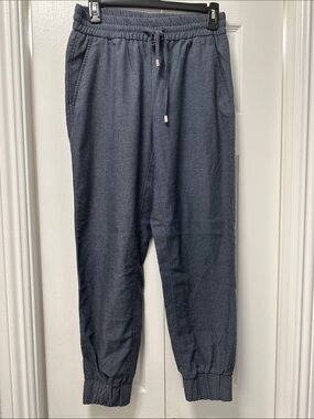 Zara women’s Dark Navy Drawstring Joggers